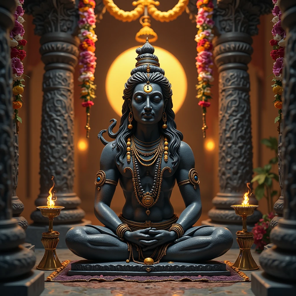 Mahadev sitting in taj mahal