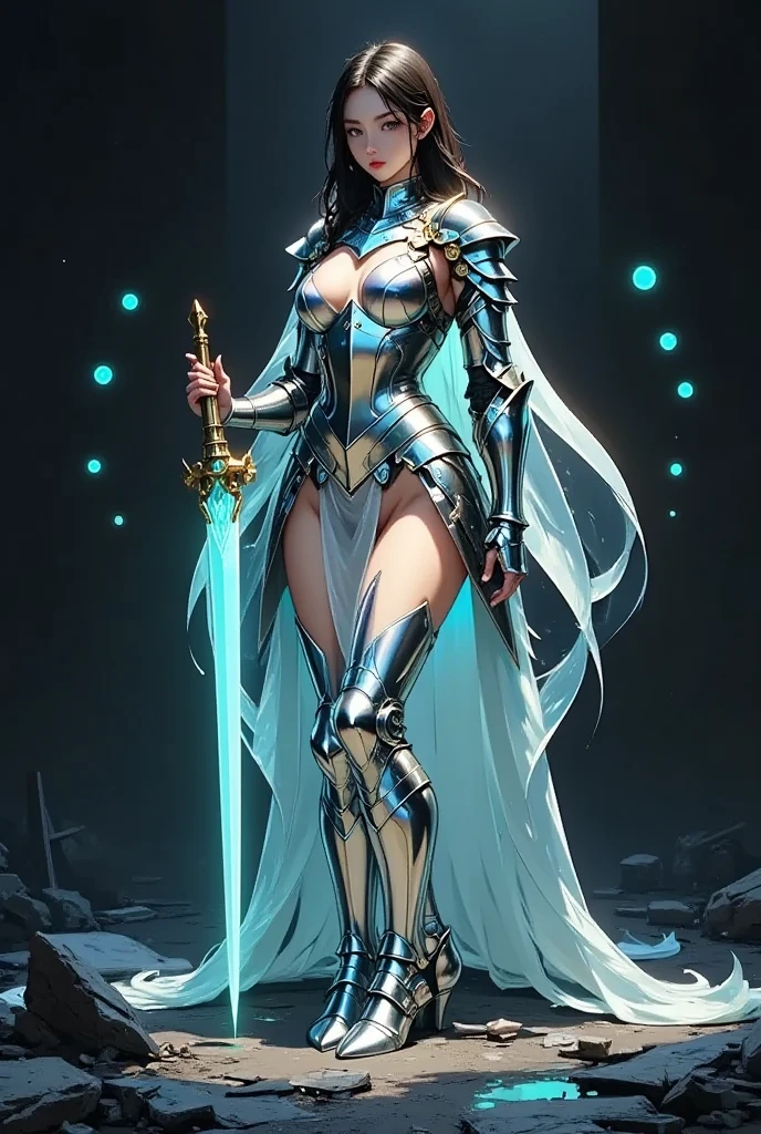 best quality,masterpiece,highres,original,extremely detailed wallpaper,perfect lighting,extremely detailed CG,<lora:add_detail:0.3>,perfect_photography.txt,
<lora:Crystal-fC-V1:0.8>,crystal armor,futuristic,crystal bodycon dress,crystal dress,