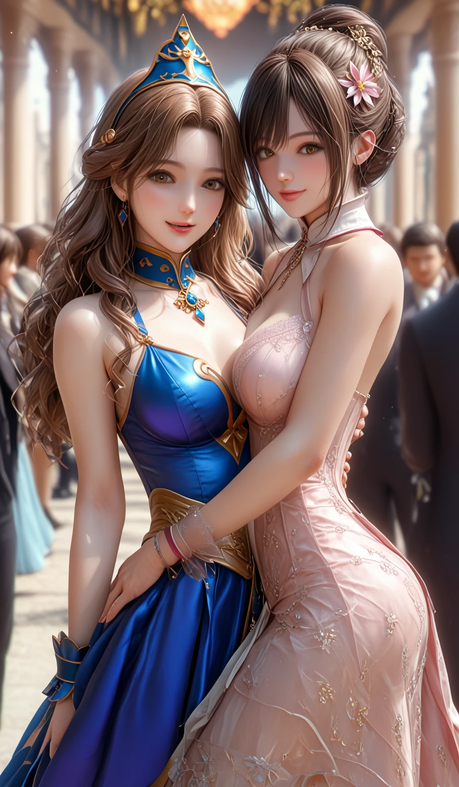 a close up of a girl or woman (K-Pop idol), detailed hair , big booobs , shadowbringers cinematic, 4 k detail fantasy, a beautiful fantasy empress, game cg, xianxia fantasy, xianxia hero, 2. 5 d cgi anime fantasy artwork, cinematic goddess close shot, ruan jia and artgerm, wow 4 k detail fantasy, hyper-detailed fantasy character, high definition, hyper- detailed,perfect, fantastic, detailed facial and body skin texture, detail vagina (pussy), detail eyes, detailed everything.