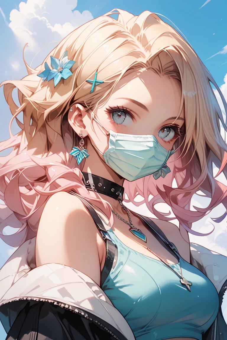 (Best Quality,4k,High resolution,masterpiece:1.2),ultra detailed,(realist,photorealist,photo-realist:1.37), sharp focus,physically based rendering,extreme detailed description,professional,vivid colors,bokeh,1 MILF with mask,exhausting (a tight little pink dress:1.2) in a (gala:1.2), lighting change,depth of field,4k,HdR. by (Alphonse Mucha:1.1).