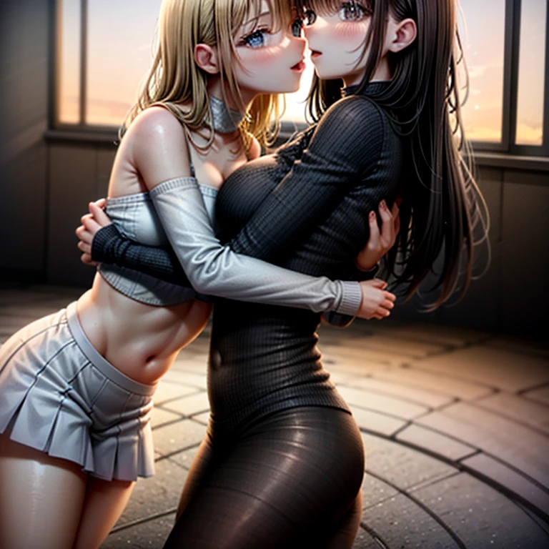 sexy girls kissing