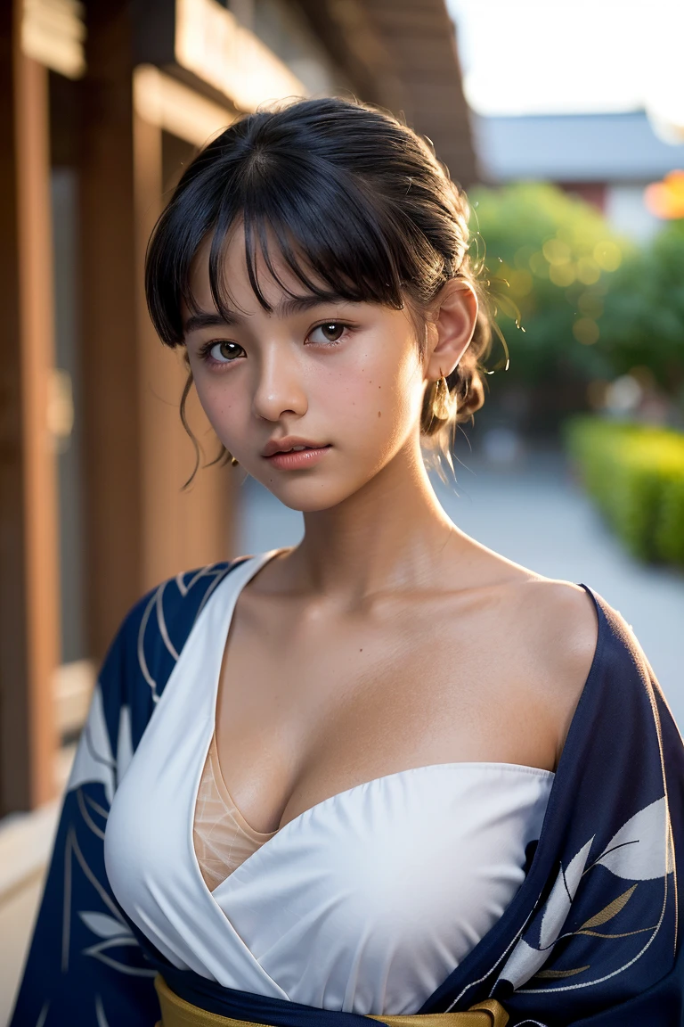 (in 8K. HDR.Hyper-Realism、Masterpiece 1.4、Live Photo 1.4, Best quality1.4, Ultra Detailed 1.4、masterpiece:1.4、Insanely detailed、Perfect Shading、Solo Photography、canonEOS.50mm Lens、full body photographed)(((Diandre、Traditional costumes、European national costume.grass field、I can see the mountains in the distance、full body picture 1.5)))(((Japan Female, 18year old、Small face 1.4、Sleepy face、long、straight haired、Bangs on the forehead、A dark-haired、Five Fingers.)))、(small tit、small tits、muscular body、Cute little girl s、Beautiful skin shining with sweat、Detailed skin with visible pores、extremely detailed and beautiful face、de pele branca、Detailed skin)、(colorful backdrop、multicolored background、primary colours)