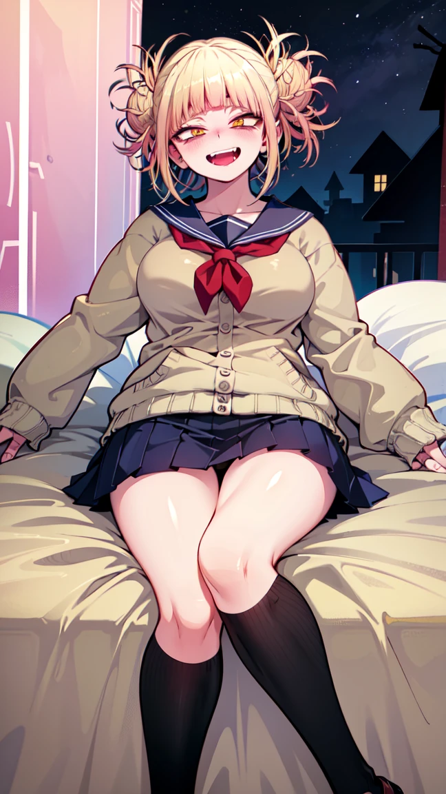 Big Breasts, Big Hips, Full Body Shot, Mature mother, Voluptuous thighs, A cow, Seductive mature woman, Perfect body, Plus Size Model, Sailor suit, Wearing high heels,