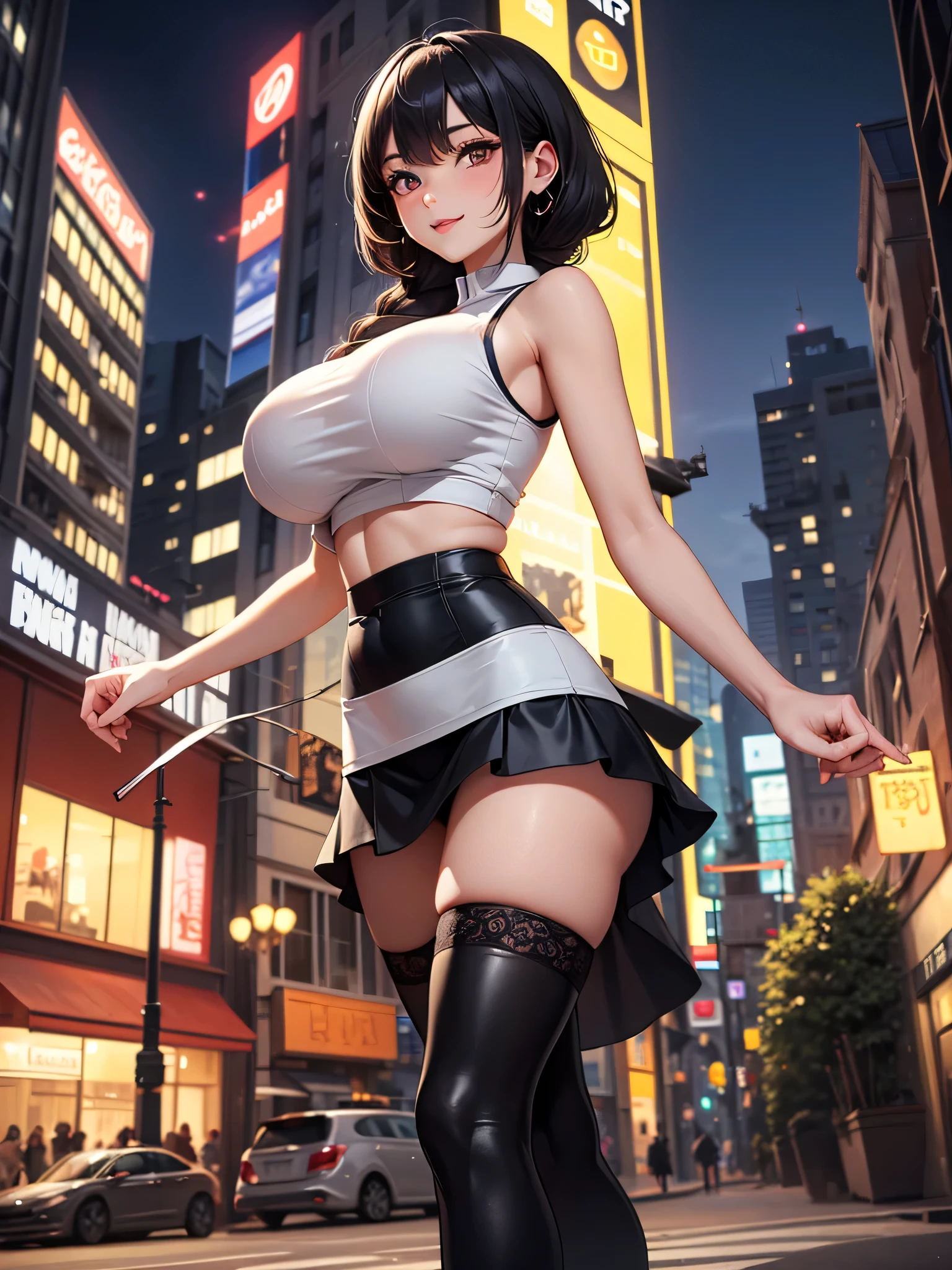 (alone Elisabeth Liones):2, (very tight leotard detailing breasts and shaved pussy):2, (very transparent white leotard):2, cameltoe, muscular abs, wide hips, large breasts, full body view, highres, hair over one eye, jewelry, white thighhighs, bridal gauntlets, turtleneck, elbow gloves, (walking through a large center of a large city), embarrassed, (((alone, alone, alone, alone))), ulzzang-6500-v1.1, (raw photo:1.2), ((photorealistic:1.4)), an extremely delicate and beautiful, amazing, finely detail, extremely detailed CG unity 8k wallpaper, incredibly absurdres, huge filesize, ultra-detailed, highres, gorgeous detailed body, (extremely beautiful detailed eyes and face):1.5, light on face, cinematic lighting, ((best quality)), ((masterpiece)), professional artwork.
