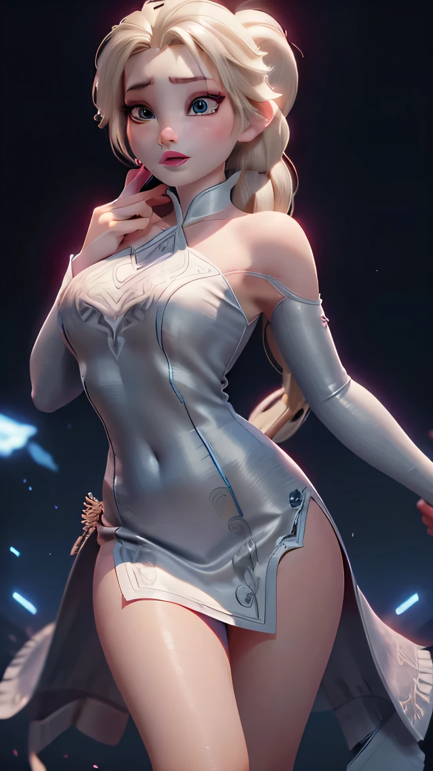 8K uhd, materpiece, a beautiful girl, detaild eye, good face, detaild eyebrow, cyberpunk outfit, white outfit, cyberpunk, Cyberspace, cyberpunk shining background, neon effect, Spreading lighting, red lighting, whole body capture,full body,big tits ,big tits
