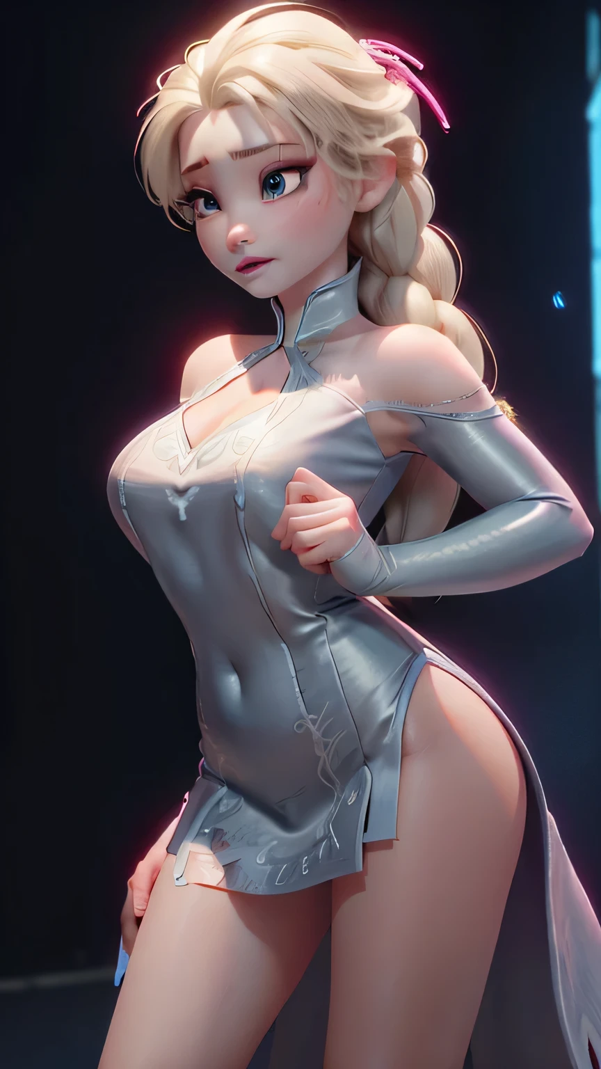 (elsa frozen-rose quartz SU mezclando modelos .) (ultra FUSION) Highly detailed CG unity 8k wallpaper, style shot, complex, high detail, dramatic, highest quality movie still image, very detailed, masterpiece, best quality, character design, Elsa, Elsa from Frozen,Pink Diamond fusion (( Dark style)), realistic ultra-detailed rendering style, natural light, sharp character design, (hard focus, 8k), (((natural skin texture))), 8k textures, soft cinematic lighting, adobe lightroom, dark room, hdr, Sophisticated, Elegant, Rich Detail, Sharp Focuilm Look) )), Soothing Tones, Detail Frenzy, Intricate Detail, Super Detail, Low Contrast, Soft Film Lighting, Dull Colors, Exposure Blending, HDR, Fade, 35mm, f/1.4, ISO64, f16, 25 sec.