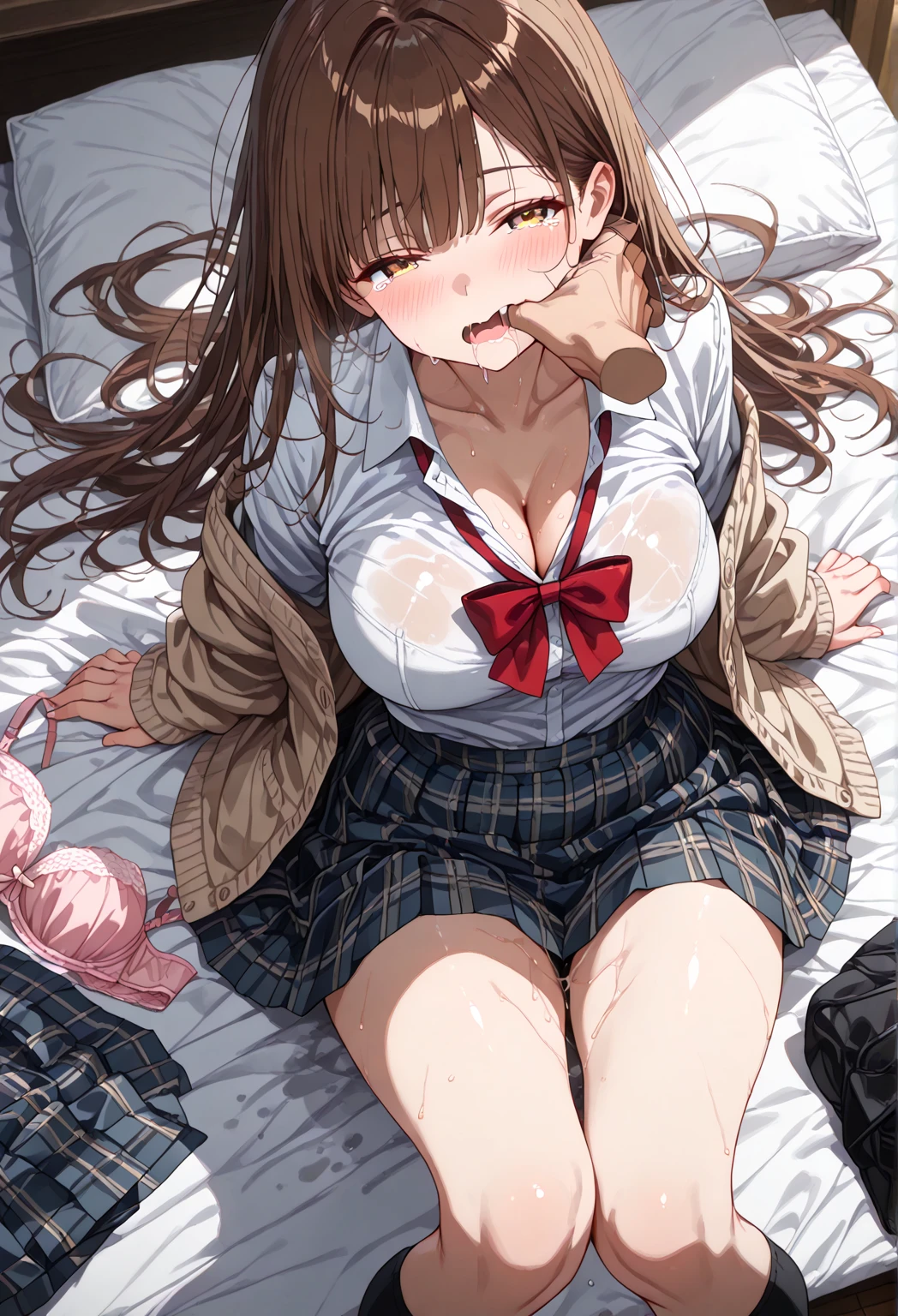 small、Kindergarteners、、、child、childのsmall体、Highest quality, masterpiece, High resolution, alone, {Ryujo_Fleet Collection:1.15}, brown_hair, Twin tails, visor_cap,, length_hair, blush, One person, Japanese_Clothes, Red Jacket Scroll, shikigami, skirt, , pleed_skirt、Pussy、Thick white love juice、Drip a large amount of love juice、Background Nature、Intense masturbation、Intense masturbation、blush、Close your eyes and scream、Sweat、Pleasure、Spread your legs、Spread your legs、orgasm、Pee、incontinence、Pussyに指を入れる、Touching the groin、sexual behavior、Sex、childのブラジャー、Clothesが透ける、Pussyをいじる、Pussyを穿る、Climax、To convulsions、Big Breasts、Sperm overflows from the vagina、Vaginal 、From below、Feels good