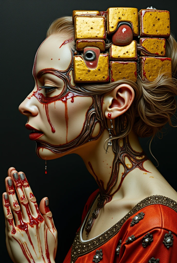 (a robot) <lora:crown_of_thorns:0.8> crown of thorns