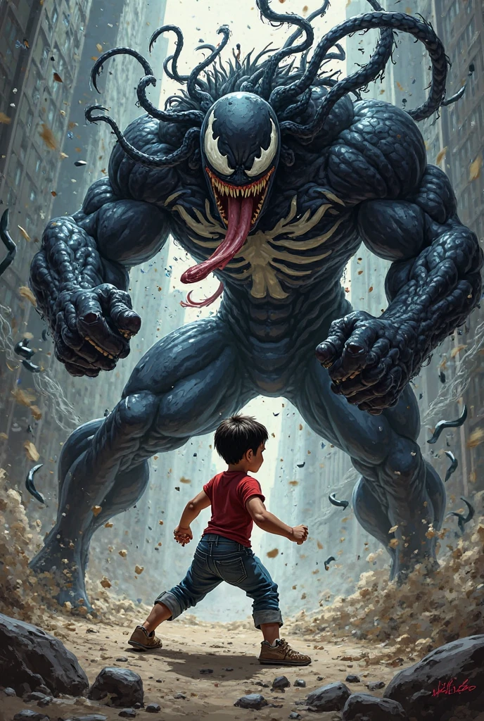 Venom running her son