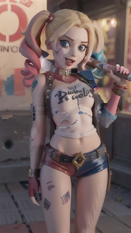 masterpiece, high quality images, high detailed images, perfect images, high detailed faces, perfect faces, desenho realista de uma mulher loira de olhos azuis segurando um martelo HARLEY QUINN!!! And a hammer in your hand, holding a revolver, usando shorts enfiado na bunda perfeita e sexy,  fofosexyrobutts, Directed by: Randy Vargas, contorno espesso, Comic Pinup style, personagem posando para arte conceitual, inspirado por Clay Mann pincel detalhado,  character is in her natural pose, pose sensual conceito de personagem irrealista, realistic proportions sfw, Realistic proportions!!, comic drawing, Fantastic Art, 8k