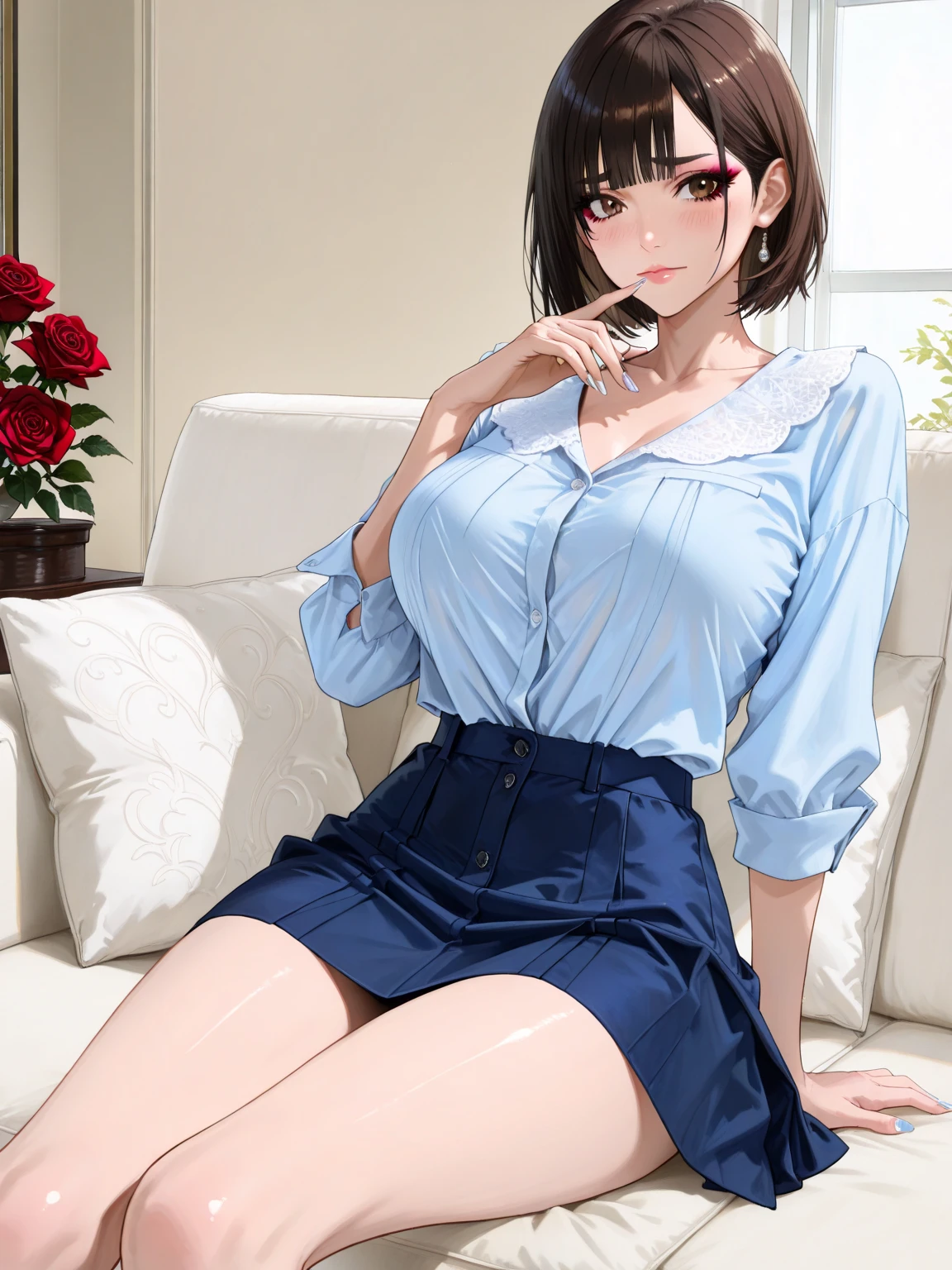 Obscene panties showing pussy、Ultra-fine panties、Cameltoe、