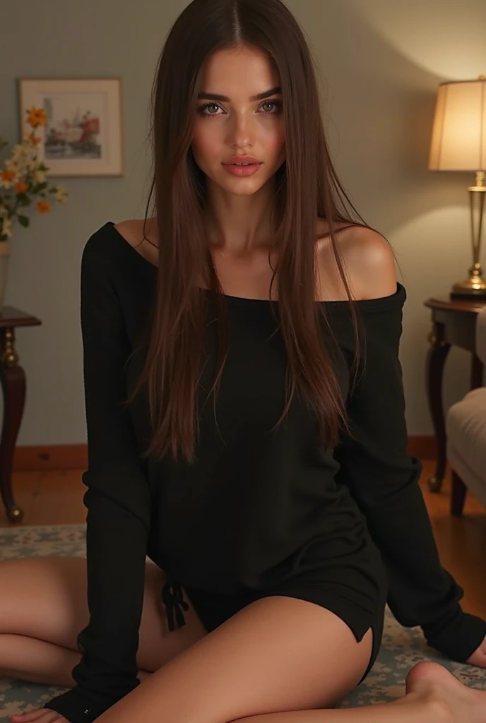 Masterpiece , a girl , red long hair , naked , have sex , with man