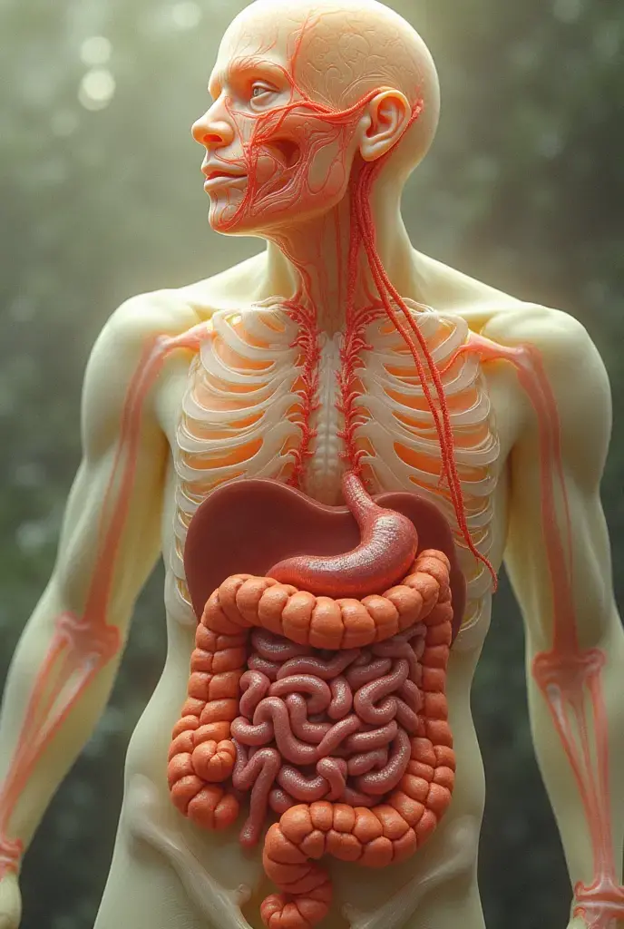 Inodore, realistic 3D intestines coming out of the inodore, render, cgi, representation of anxiety, bloody walls, cartoon eyes watching the inodore judgingly, panic attack, representation of nervous gut. 