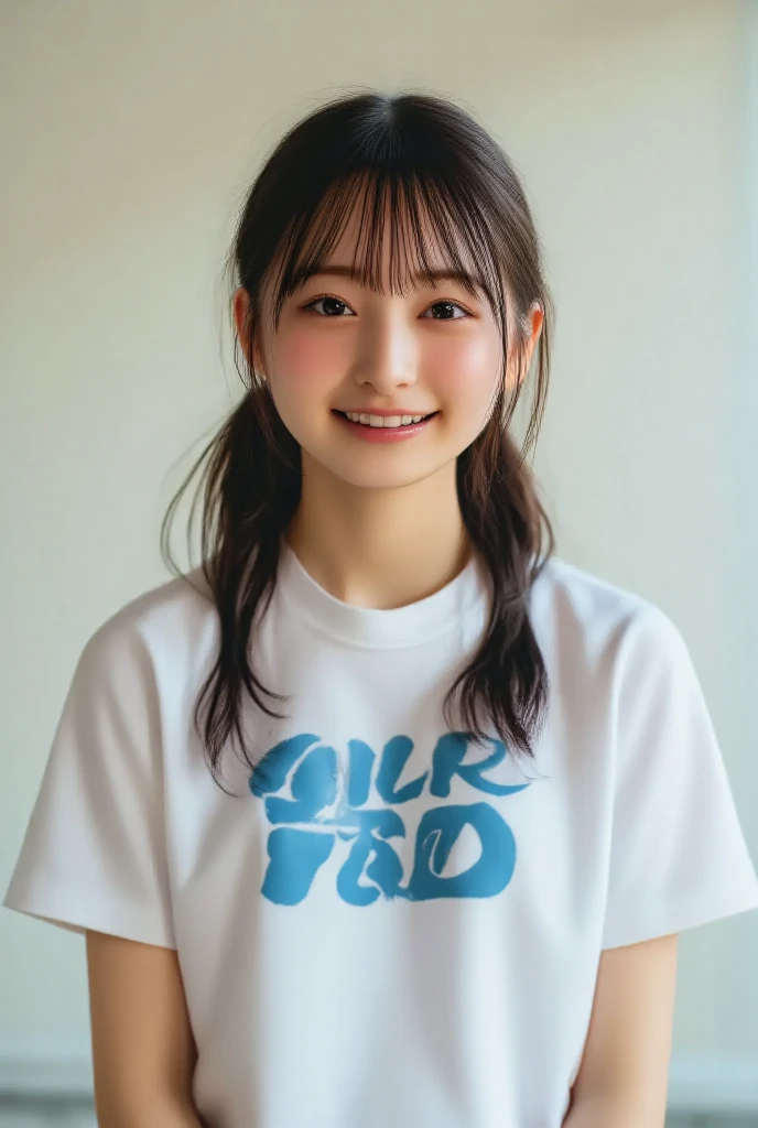 ((Both hands are in front of the navel、A photo of her  showing through a short polo shirt、Hands roll up shirt、She is wearing a navy polo shirt and luxurious white .、:1.4))、Being in the living room、Length cream hair color、Her huge breasts are obvious even through her clothes..、Small earrings、Light brown hair color、:1.4））、Shiny Hair、Light beige hair color、Background Blur、Light brown hair、｛｛Cowgirl Shot｝｝、（（Close-up shot from the waist up、Big Breasts:1.4））、Big Breasts、にっこりsmile、服からでも分かるBig Breasts、Cowboy Shot、素敵なsmile、（（Revealing clothing））、Full body photo、ring、Tuck your hair behind one ear、Silver Necklace、smile、Caustics、Highly detailed photos、Big Breasts、Super no makeup、(8K、RAW Photos、Highest quality、masterpiece:1.2)、(Realistic、Realistic)、1 Girl、((Big Breastsショートヘア、Looking into the camera:1.4))、Hair blowing in the wind
