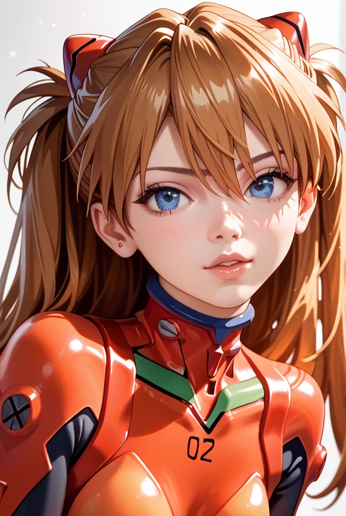(masterpiece, highest quality), One girl, Beautiful Face, Beautiful body, souryuu_Asuka_Langley, Plug Suit, Bodysuits, Interface Headset, red Bodysuits, Hair between the eyes, Pilot Suit