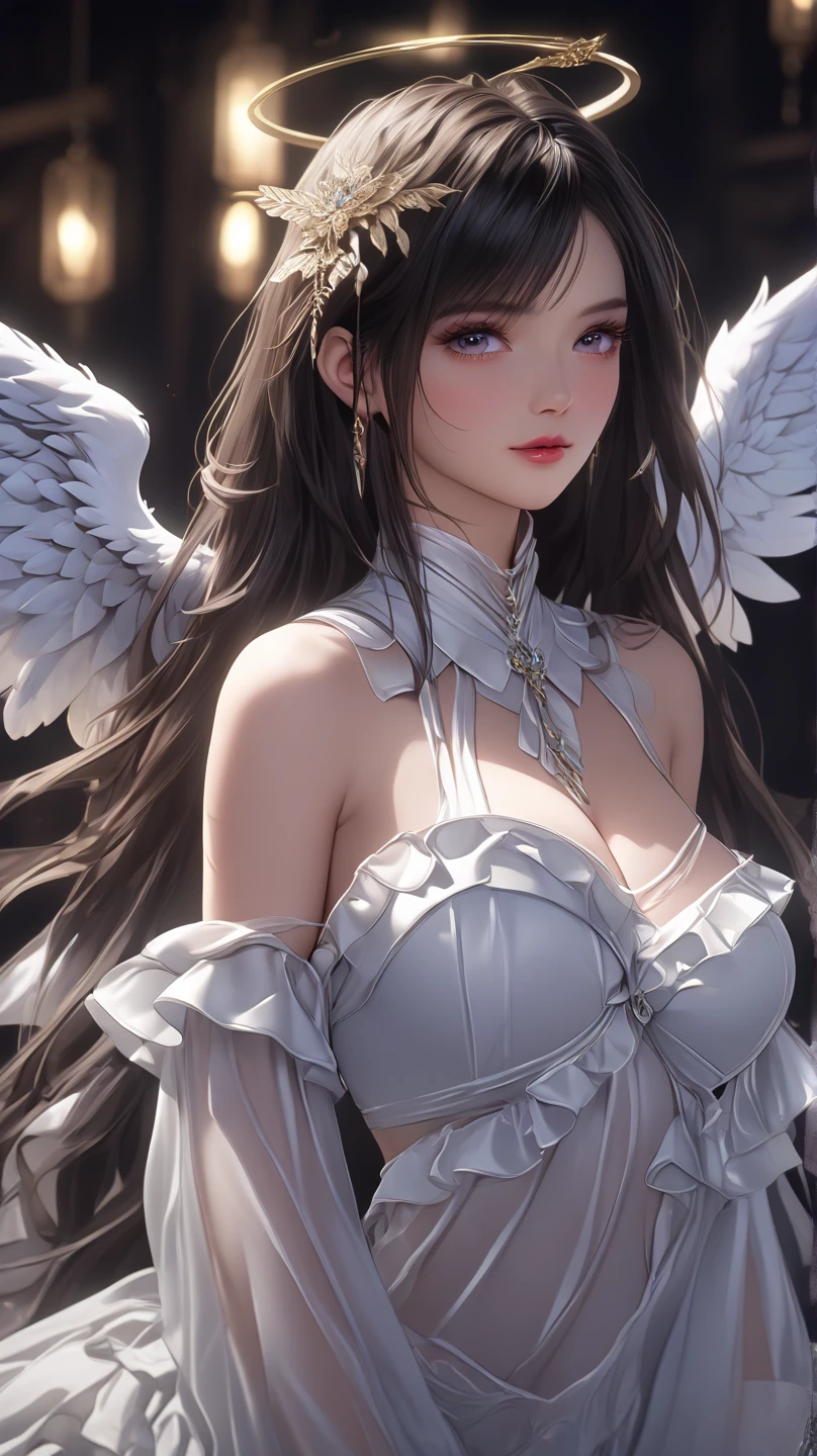 {-erro_de_anatomia:1.0}(best quality,4k,8k,highres,masterpiece:1.2), ultra-detailed, (realistic,photorealistic,photo-realistic:1.37), mature milf, illyasviel von einzbern, black hair, upper body, vibrant colors, glowing skin, mesmerizing eyes, elegant pose, enchanting background, delicate lace dress, surreal lighting, ethereal atmosphere, mystical aura, intricate details, artistic medium, digital illustration, fantasy, anime, laying on the floor, backwards, looking back