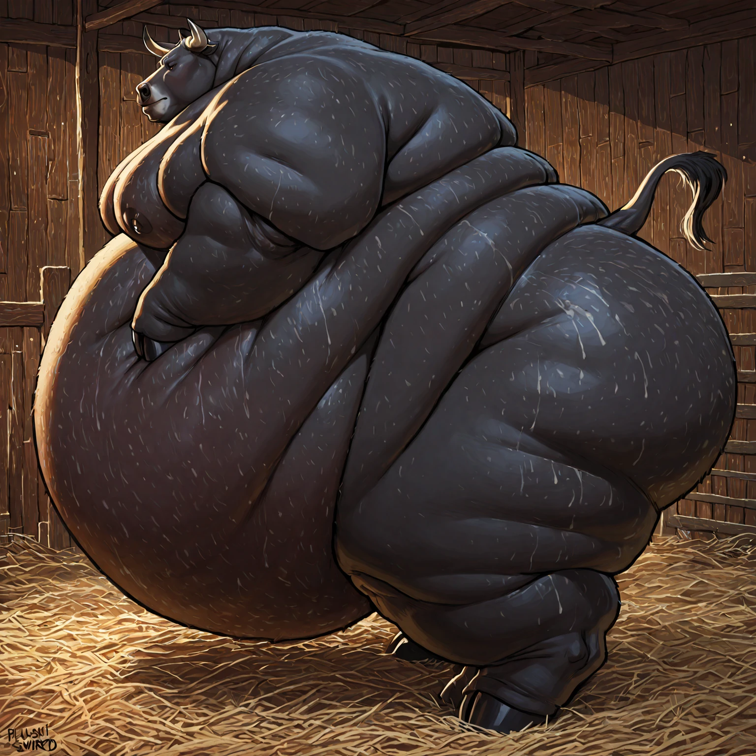 solo, male, , , , (hyper pecs:2.0), (), standing, indoor,,(,,(,solo,very hyper muscles:1.3)((Huge bulge:1.4)))(corruption)), ,Unreal Engine,perfect light,detailed, photorealistic, 4k, hd, , , , good anatomy, , (), ,, high quality, best quality, concept art, photorealistic, octane rende(black glowing cum:1.2)indoor,wolf,nipple ring:1.3