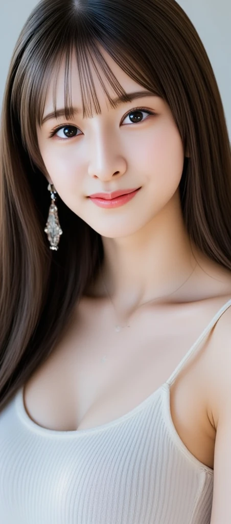 ((Best quality, 8k, Masterpiece :1.3)), 1girl, Pretty woman lalisa with slender abs :1.3, (Long hair, Huge breasts :1.2), Cardigan :1.1, Ultra-detailed face, Detailed eyes, Double eyelid, full body