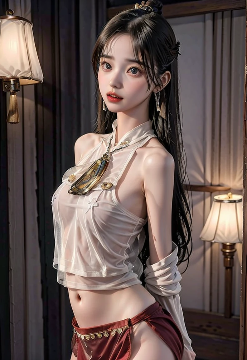 ((nsfw)),((gigantic breast:1),Arad woman standing near the window, trending on cgstation, 8K high quality detailed art,nude,naked,wet body, highly detailed exquisite fanart, Extremely detailed Artgerm, the anime girl is crouching,transparent robe, beautiful and seductive anime woman, WLOP and Sakimichan,exposed breasts,exposed pussy
