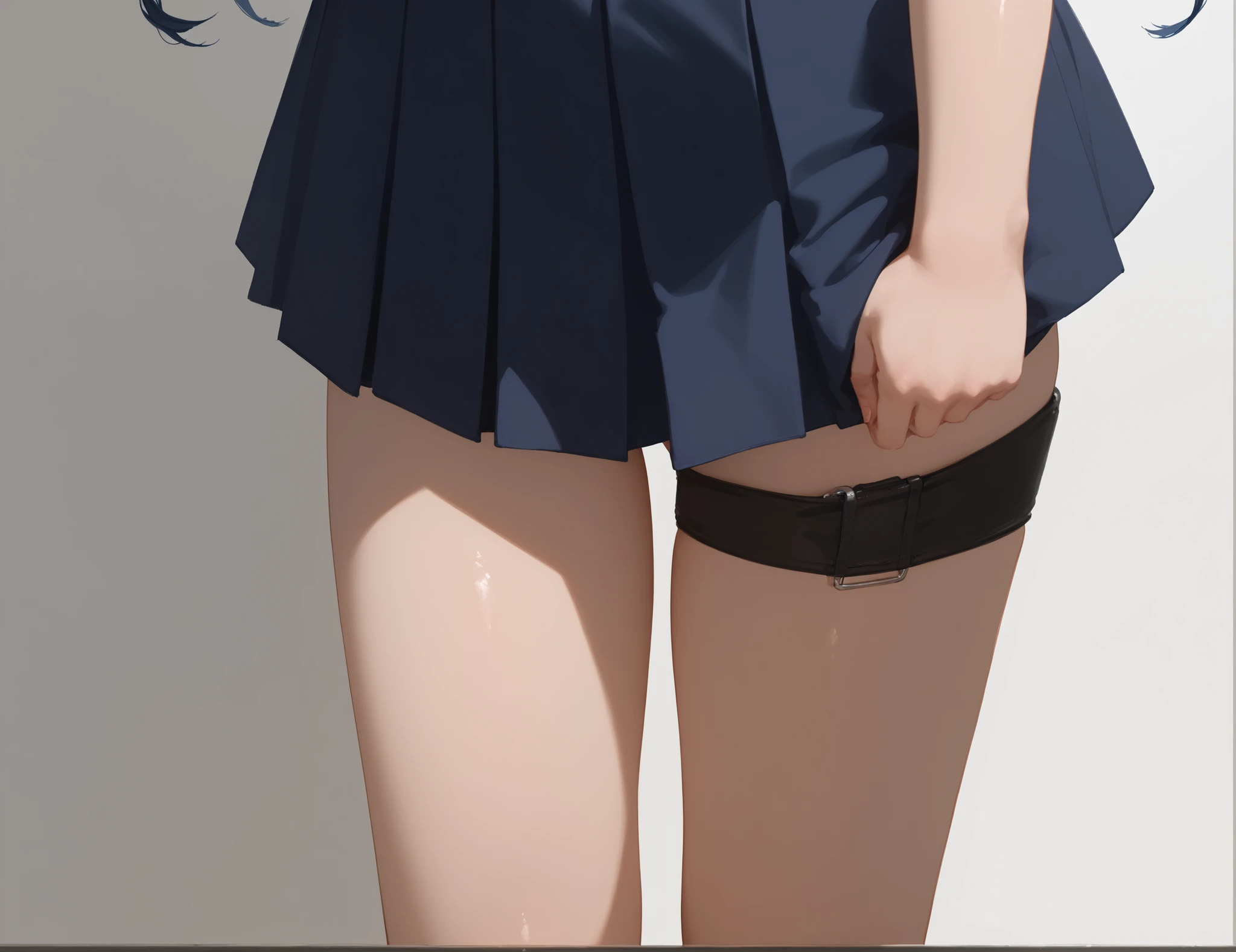masterpiece,8k wallpaper, highest quality, Highly detailed anime,Highly detailed skin, Highly detailed face, highly detailed socks,One girl,alone,Mature Woman,Blonde,Gal,Raise one leg,((Standing Split)),Japanese school students,Short skirt,Below-the-knee loose socks