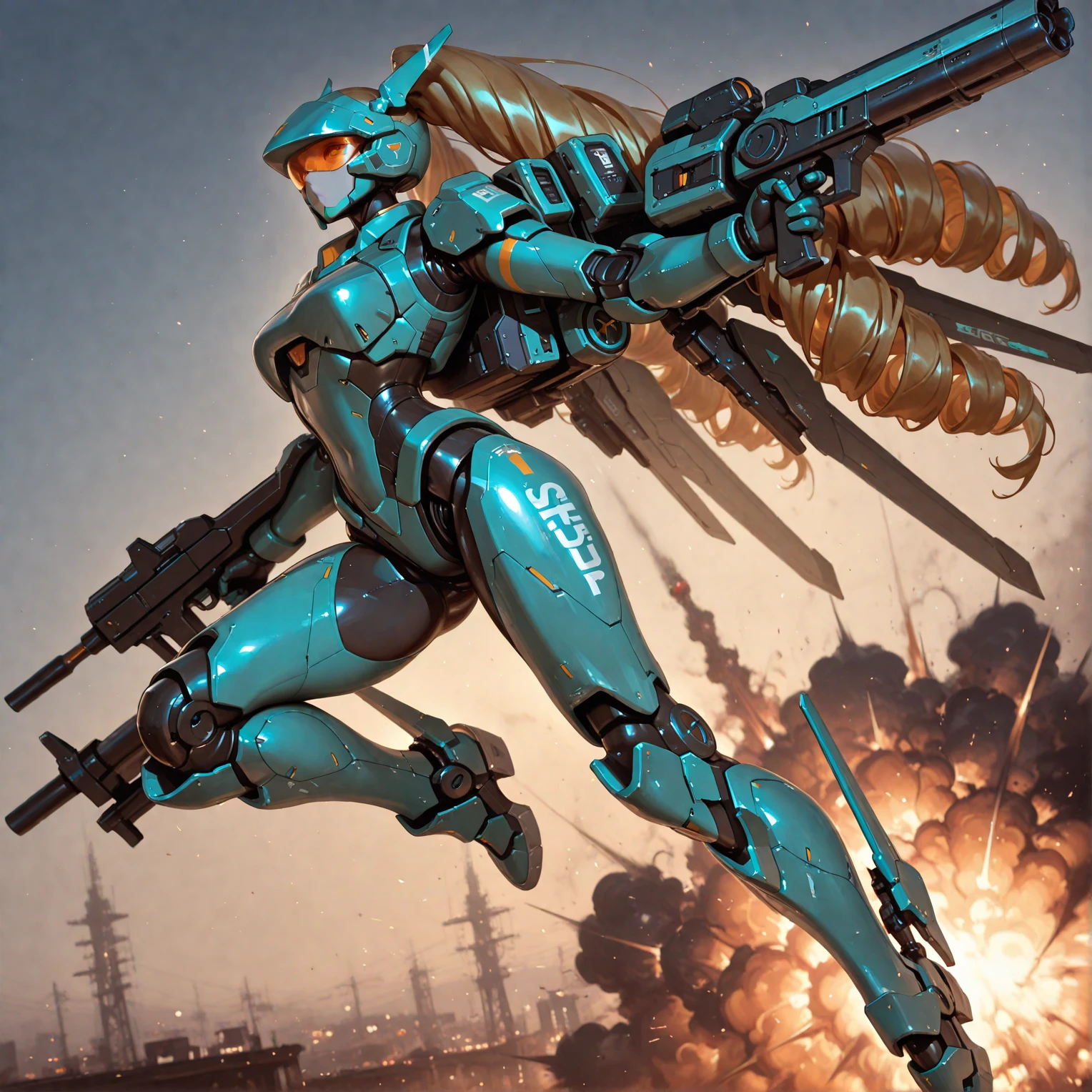 (((Masterpiece)),realistic extra detail photography , (solo exhibition: 1.4), (A beautiful woman wearing a bikini mech suit with a sexy body)))) long hair, cute girly face, stylish and threatening design, ((half-body,)) highly detailed, highly detailed background, combat, planet, hovering, a giant shield, shoulder armor, mechanical tailgate, science fiction, fighter jet flying over the earth in space, The background is the moon, concept art, space art,