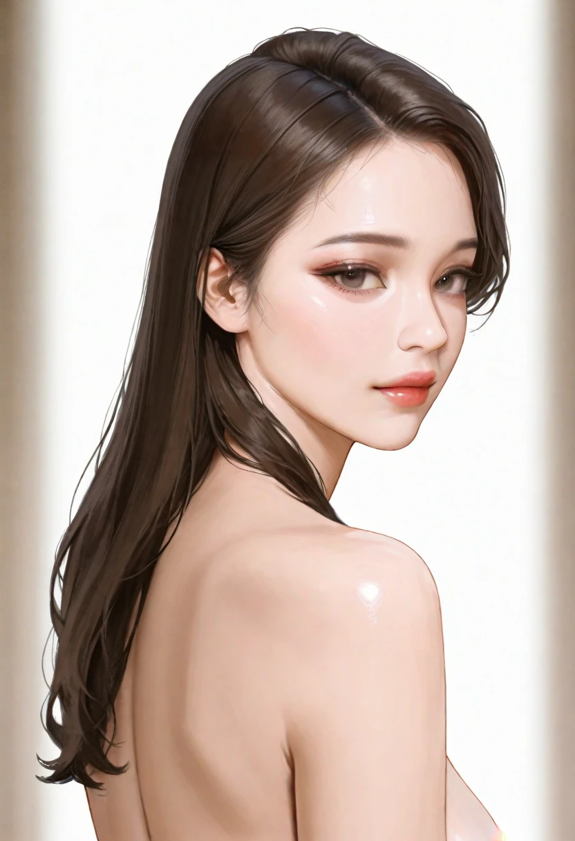 Close-up of a woman with a black background and a black, Elegant digital art, In the style of digital illustration, Elegant digital painting, Digital Paintingのスタイルで, # The best digital paintings ever, #The best digital paintings ever, StyleDigital Painting, Portrait of Emma Watson, Gorgeous Digital Painting, Digital cartoon painting art, Digital Painting