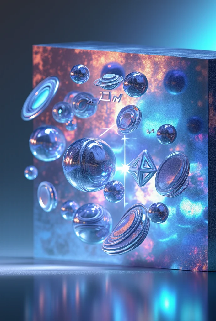 Miniature teardrop-shaped opaque crystal cosmic elliptical ship，，Skysky，dark stormy clouds，Sky full of lightning， It will be a thunderstorm，top angle：Observation from the top of the object，The top and bottom of the object can be seen。