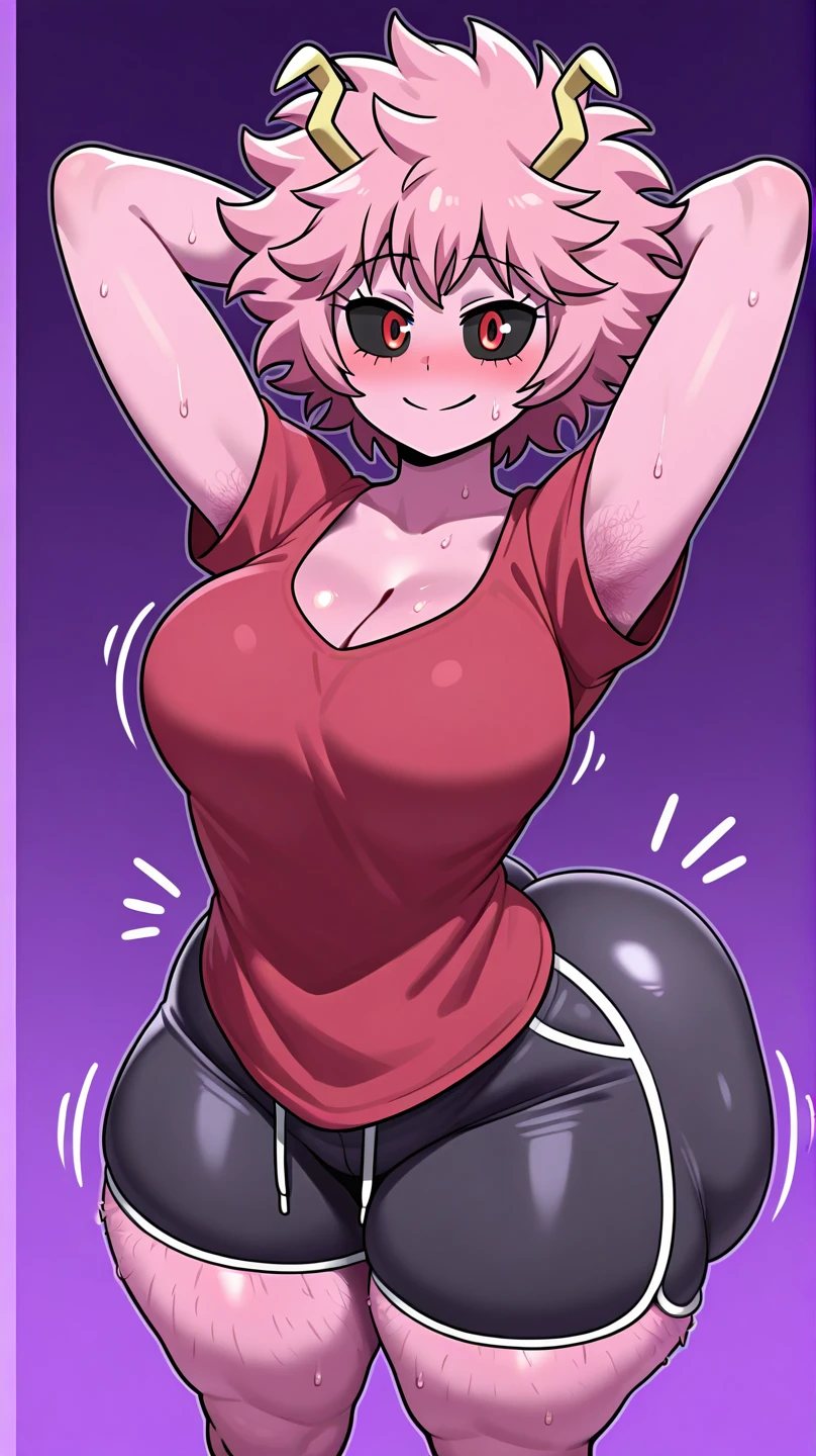 (Perfect body),Best Quality,16 K、(((((Short stature)))))、(((((Lori)))))、(((blush)))、((:o))、((((Wavy mouth))))、Tsuriformes、poneyTail、(short-hair)、(brue eyes),((Blonde hair)),(Sweat)、(((Sportsbra)))、((Big ass))、(((whitepanty)))、((huge-breasted))、(((thick thighs)))、Armpits、spreading legs、Locker Room