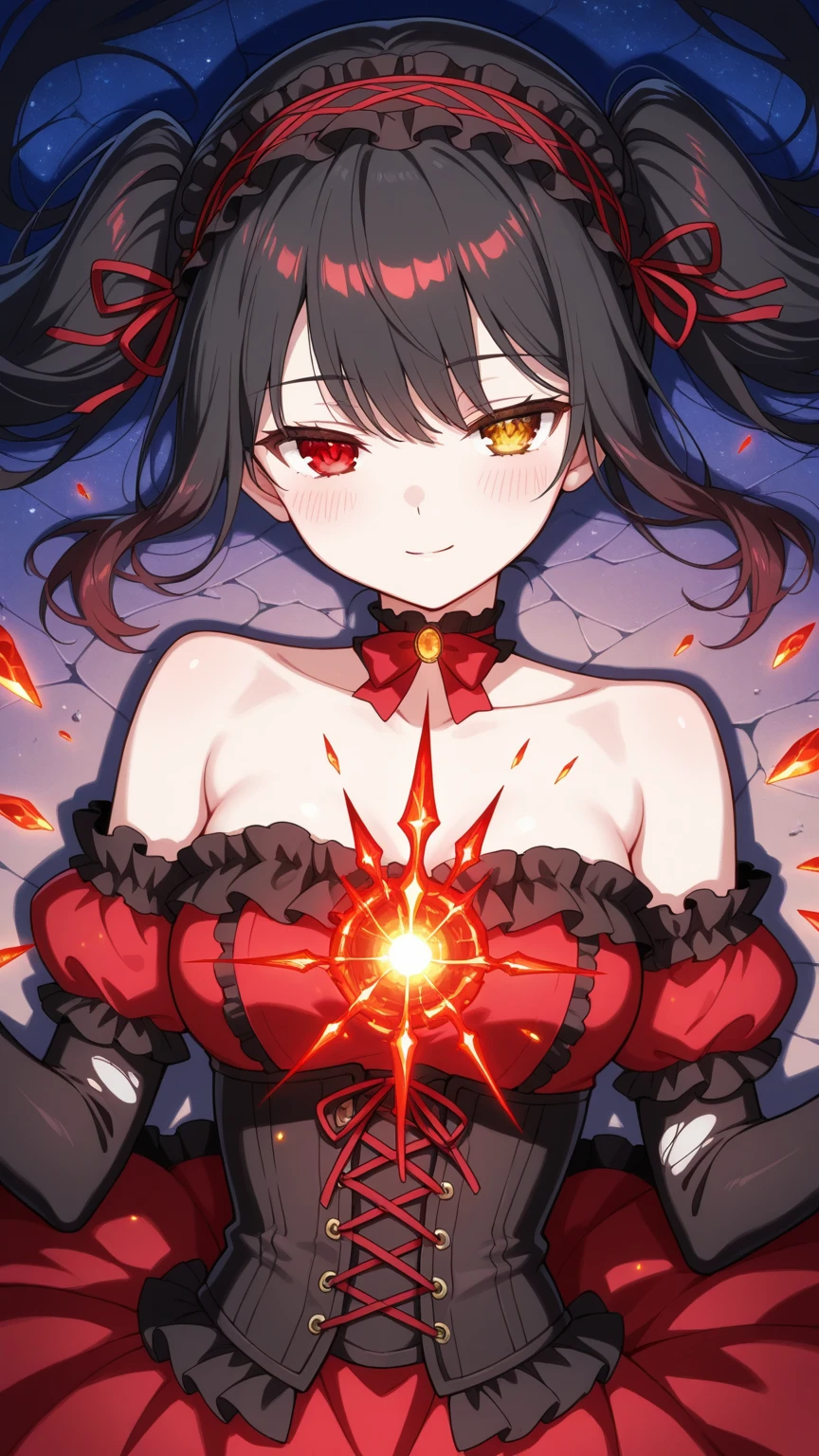 magician,black,Laughing out loud,I see a red tongue,Dark Background,Red Mesh