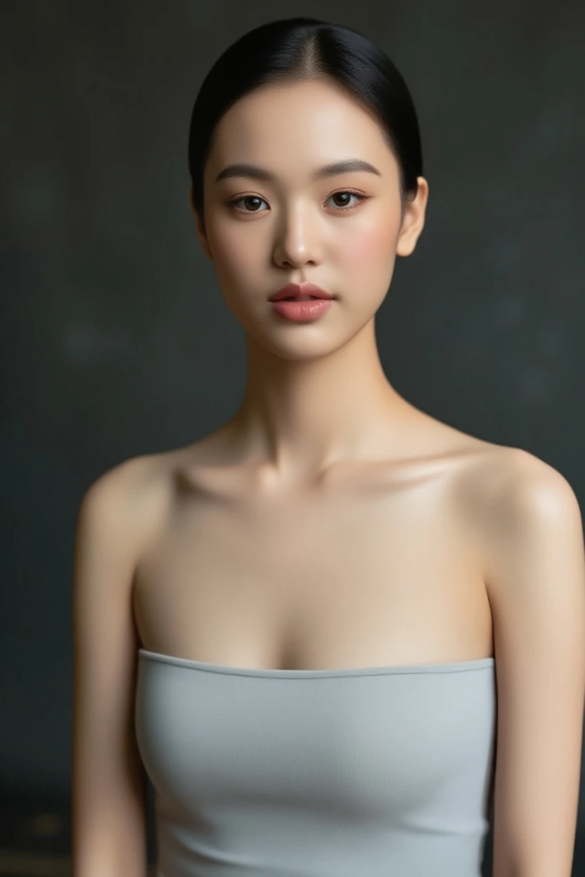 Bristles Asian Details Wide forehead Completely naked Small breasts
