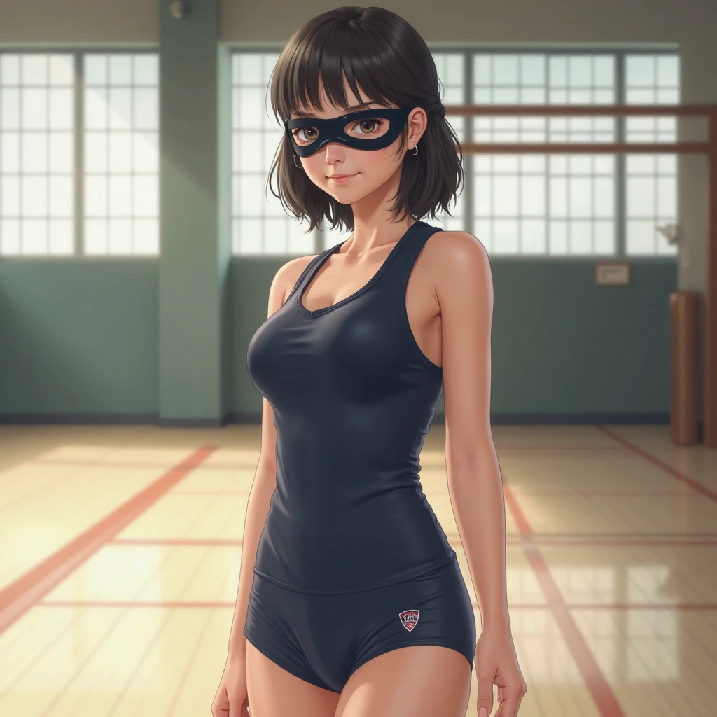 masterpiece, best quality,anime style, 1 girl,(((slender body))), (((small eyes))),(((athlete suit,glasses))),(((scream))),((((3 monkey grabbing the girl)))),((((cum)))), (beautiful face), (((short hair))), (((straight hair))), ((((black hair)))),detailed beautiful skin, (perfect hands, perfect anatomy)