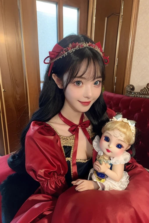 148
(20 year old woman,Floral costume), (surreal), (High resolution), ((beautiful hairstyle 46)), ((short hair:1.46)), (gentle smile), (breasted:1.1), (lipstick)