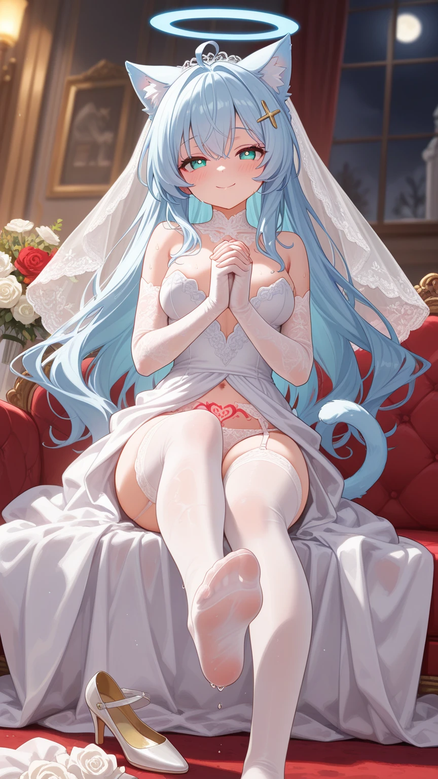 a father （he had been brainwashing by his second son,crossdressing,Sex with his second son every day, wear sexy Wedding lingerie,bride of his second son,have one's first night,,swear live as the wife of his second son for life) 