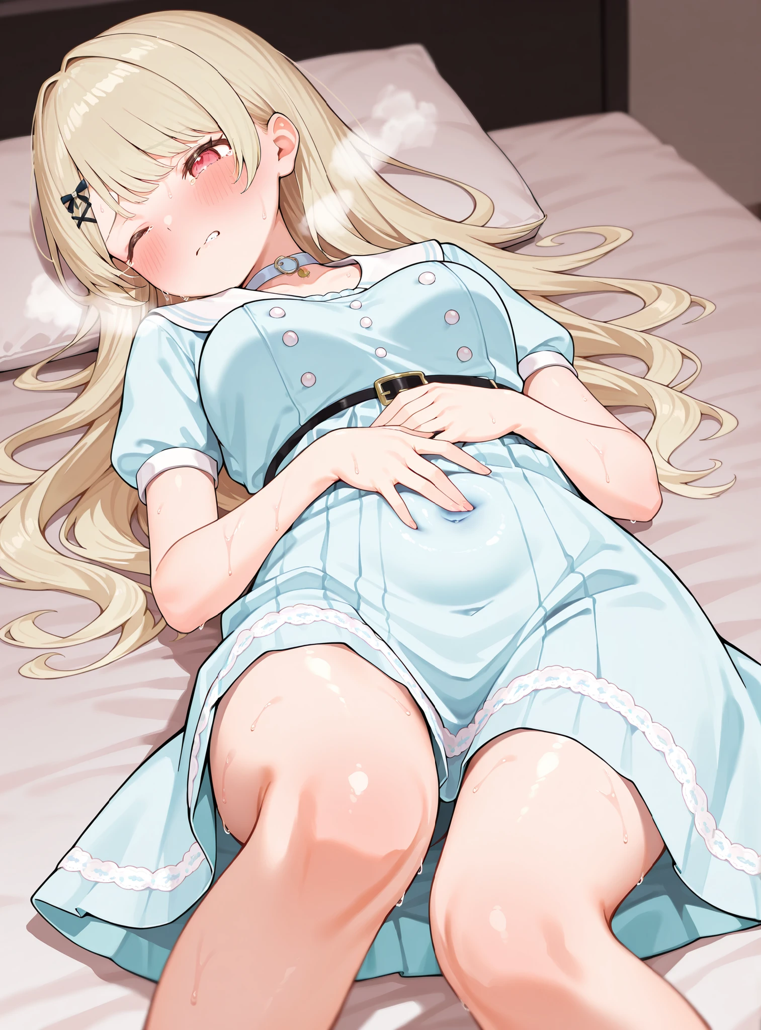 A beautiful girl,22years old,Sexy theme, Perfect face shape, Oversize models, Mature woman, Tall and long legs, Magical feeling,Flight attendant style,Yellow and gold summer dress,Long messy hair,cheerfulness,all body,Hand detailinger detaileautiful anime Huaifu style girl,Super detailed drawing,Luminescence,Art concept art by Kahngriffith and Vadim Kashin,A beautiful maiden sitting in cabin background,Abstract beauty,Stand,Close to perfection,Pure form,Golden ratio,ConceptArt,author:Brian Froud、Wadim Kashin and John William Waterhouse,Complex Details,16k post-production,high res,Ultra detail,Artstation trends,Sharp focus,Studio photos,Complex Details,highly detailled,Summer starry sky, , beautiful detailed eyes,
(water eye),
(pregnant:1.4),
(show 1anus and 1vagina:1.4),
(tor(torn panties:1.2),(vagina cut out panties :1.4),(excessive cum overflows from vagina:1.2),