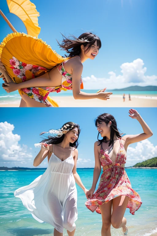 ManoErina, awaitingtongue, ((ExtremelyDetailed (12 PICHIPICHI KAWAII Girls Floating in The Air in a row:1.37) in WHITE at Dusk Enoshima Beach)), (masterpiece 8K TopQuality) (ProfessionalPhoto:1.37), {(Standing Full Body:1.2)|(from below:1.2)}, Different types of hair colors, {(skinny(SchoolSwimwear))|(SchoolUniform)with Tiny AthleticShorts}, {Detailed Childish hand|Hidden hand|Armpit|Different types of breasts of various sizes from HUGE to FLAT|(Clearly Visible the shape of Butt)}, Joyful Expressions LifeLike Rendering, PerfectLighting, (Dazzling Horizon Visible through ThighGap), (Starry IridescentParticles:1.22) ColorfulClouds