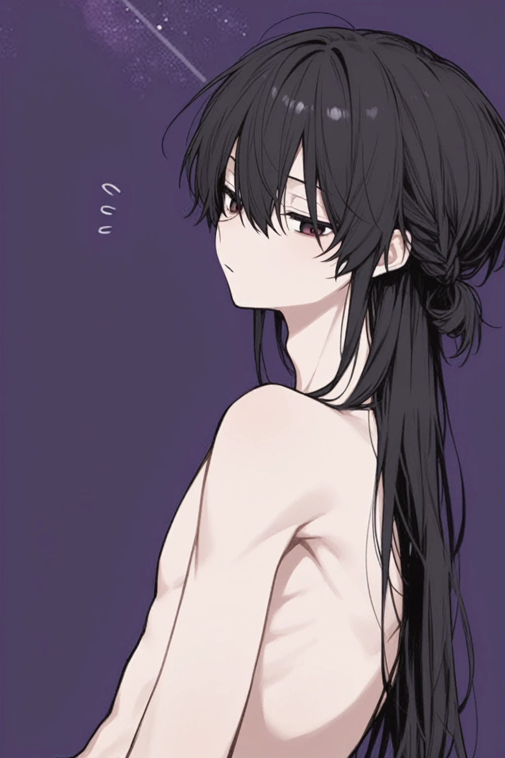 (Boy1 solo:1.5),(Young 17-year-old boy, with average physical appearance and a height of 1.80m).(dark skin color: 2.0),(his face has a youthful oval shape. His eyes are brown and,(his hair is short, black and frizzy curly: 1.5).(His face has mixed facial features, with a thick, flat nose, and a large but slightly thin mouth. His build is athletic and very average for a 17-year-old teenager, with very slight muscles. He walks with confidence, his expression serious, but his eyes shine with a restrained energy. His presence is imposing and magnetic, drawing the attention of everyone around him.)
