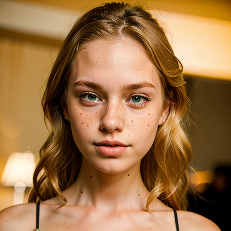 RAW photo, young russian girl wearing white business shirt, messy bun, brown hair, black glasses, slim body, anorexic body, at office, detailed face, purple eyelashes, purple eyelids, purple eyelids, veiny eyelinds, blue eyes, bright blue eyes with yellow stain, deep blue eyes, skinny face, freckled eyes, racoon eyes, restless eyes, freckled nose, purple eyelids, pointing upwards with a pen, standing full-frontal, Full-length, boney shoulders, white skin, visible purple veins under skin, pointing upwards, finger up in the air, dark black background image, elegant, facing the viewer of the photo, open mouth, hand in mouth, mouth pull, speaking, teaching, giving instructions, Eyes fixed on the lens, The shoulders and head appear in the photo, shallow depth of field, (high detailed skin:1.2), (pale skin: 5) 8k uhd, dslr, soft lighting, high quality, film grain, 20mp, Fujifilm XT3, 80mm, hasselblad.