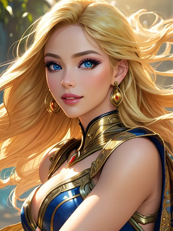 (masterpiece, best quality:1.3)
RDRKarenJones, 1girl, solo, blonde hair, cowboy western, long shot , hidden cliffside temple, sunrise, breathtaking and spiritual with golden light illuminating ancient sculptures by Brooke Shaden, details, ethereal smirk, sultry look, seductive,