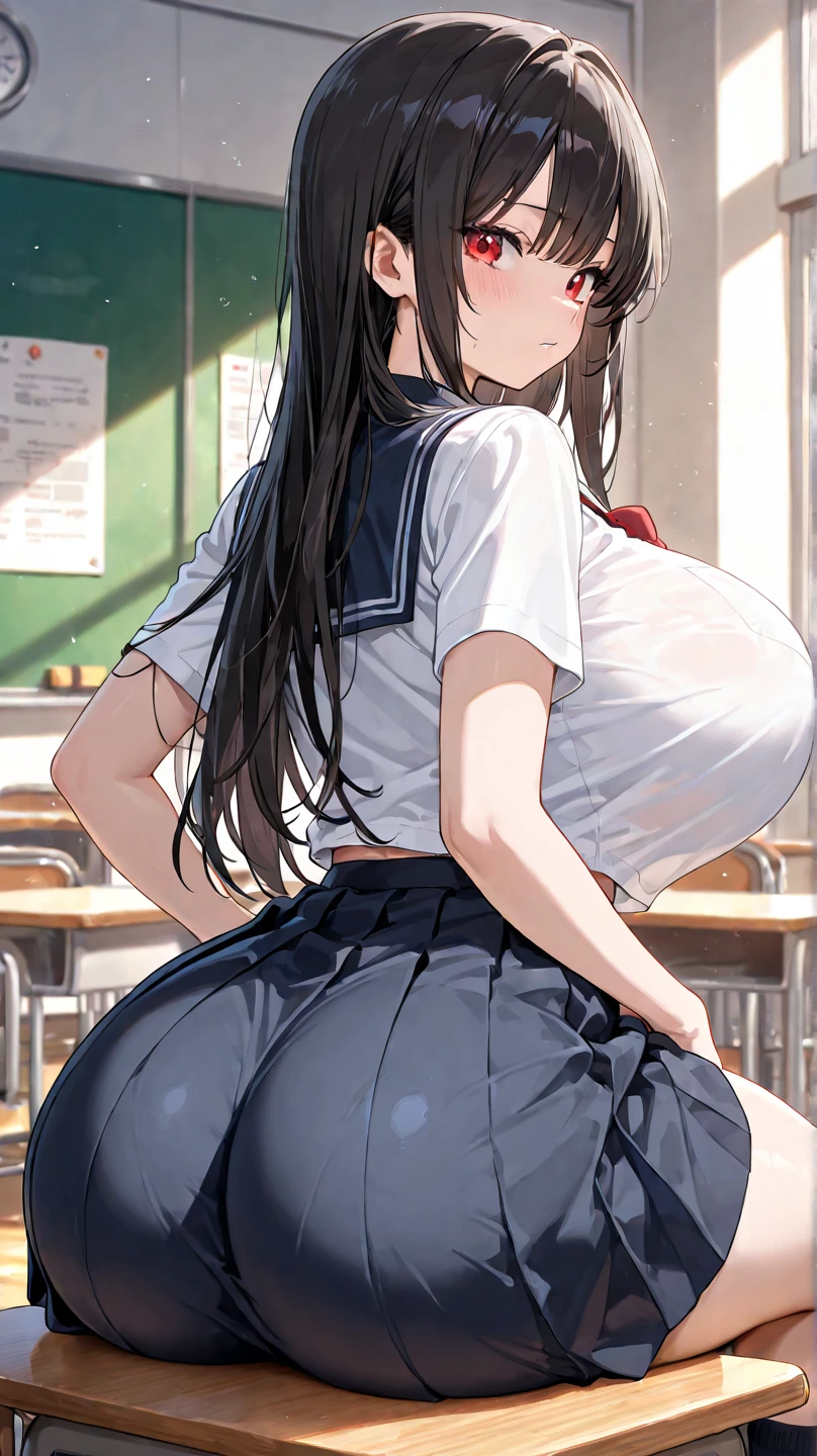 bigお尻、Sweaty ass、One Woman、One Man、Many people々々、beauty、high school girl、Pigtails、Condescending face、Large number of guests、School、classroom、Sailor suit、Short pleated skirt、16 years old、Looking down at the viewer, Long Hair, Highest quality, Focus on the thighs, smile,panties、Plump thighs、big Ass、big 、 Black Hair,My thighs are steaming between my legs 、Sweaty Pantyhose、パンストの下のpanties、Angle from directly below、Entice guests、Spread your legs、Acme convulsions、Obscene sound effects、Naughty sound effects、男は真下からpantiesを覗く、Face sitting、Facing you in face sitting position、Rubbing Ass Hard、Sweaty crotch
