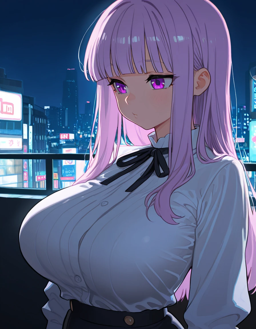 girl with sexy transparent dress in a city at night, see tits, see pusy, big tits, pink hair, detailed face looking at camera, see all the girl cyberpunk anime, full body view, 8k, super detail, Precise, Best qua
