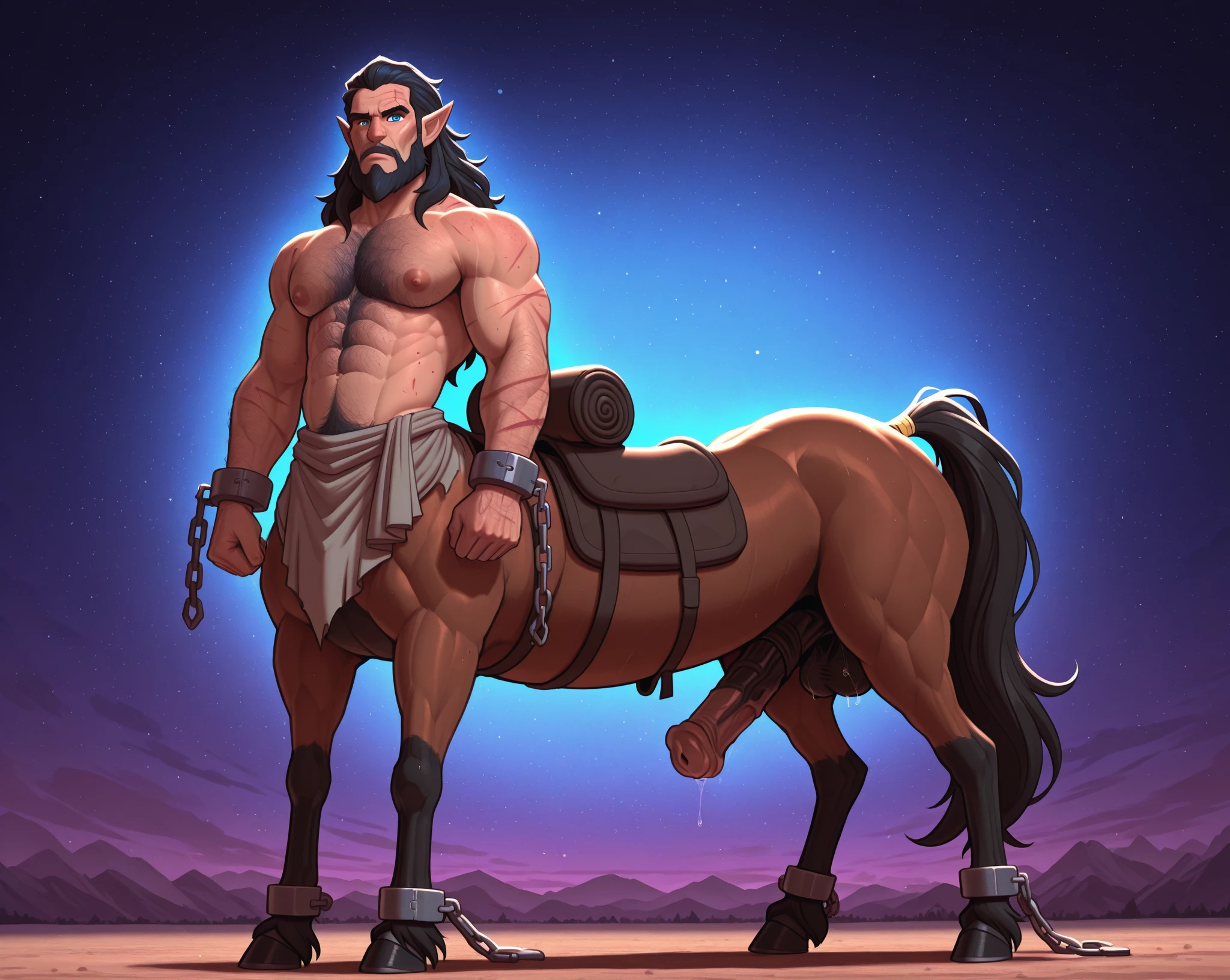 ((best quality)), ((masterpiece)), (detailed), perfect face, a handsome man, he is very hairy, he is naked, he is a medieval King, he is masturbating, he is playing with his dick, he has big dick, he has big balls, perfect dick, his cum is splashing everywhere, he is standing on a tower, he is holding his dick,