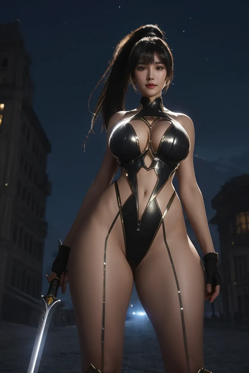 (1GIRL), (dark_hair), (Phoenix helmet:1.2), ((she is wet)), (BIG BUTTOCKS, GIGANTIC Fake BOOBS:1.5), (PHOENIX MECHA GUARD ARM, GLOVES:1.3), (RED QIPAO DRESS, CLEAVAGE, BLACK MECHA, GUARD ARMOR LEGS, HIGH HEELS:1.4), (NSFW MUSCULAR BODY, SEXY LONG LEGS, FULL BODY:1.3), (MUSCLE ABS:1.2), (LOOKING AT VIEWER:1.2), (WALKING DOWN HALLWAY OF FUTURISTIC SPACE STATION, BRIGHT LIGHTING:1), PHYSICALLY-BASED RENDERING, ULTRA HIGHT DEFINITION, 16K, 1080P.
