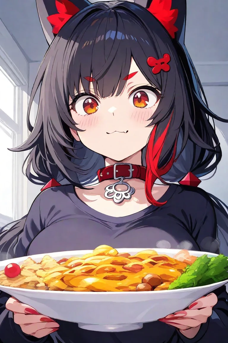 Chili pepper、spices、woman、smile、eating、Spices is in the middle of the image、very skinny female、cute、Korean、Asian Girl、beautiful girl、Lifting the spices、It's like lining up faces next to a plate of spices、The person was lying on top of more than 10 kinds of spices, including chili peppers and parsley.Black Hair Girl、Great style