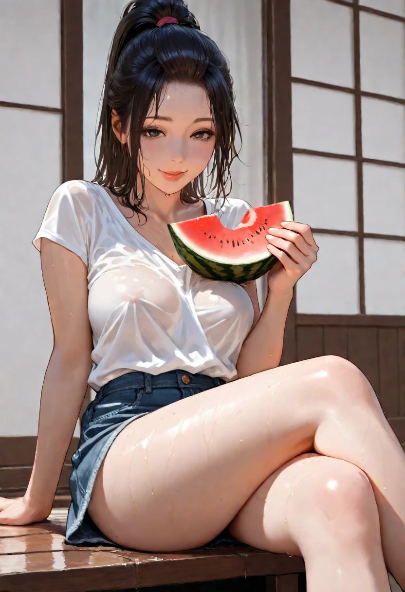 ((high detailed, best quality, 4k, masterpiece, hd:1.3)), ((best quality)), (((HD))), (((8k))), (ultraDH), (ultra HD), full-body picture, araffe, devious gaze, devious smirk, long black scene emo hair, anime girl cosplay, 🐿🍸🍋, anime cosplay, anime girl in real life, full-cosplay, Julzzess, ig model | JULES, better known as Julzzess, professional cosplay, cosplay, pikachu as a human, (breast focus), (arms fixing hair:1.2), (from front:1.3) (from below:1.1), (shoulders out:1.3), (thighs out:1.3), (breast out:1.3), (off shoulder:1.1), (goth makeup), (perfect hands, perfect anatomy)
