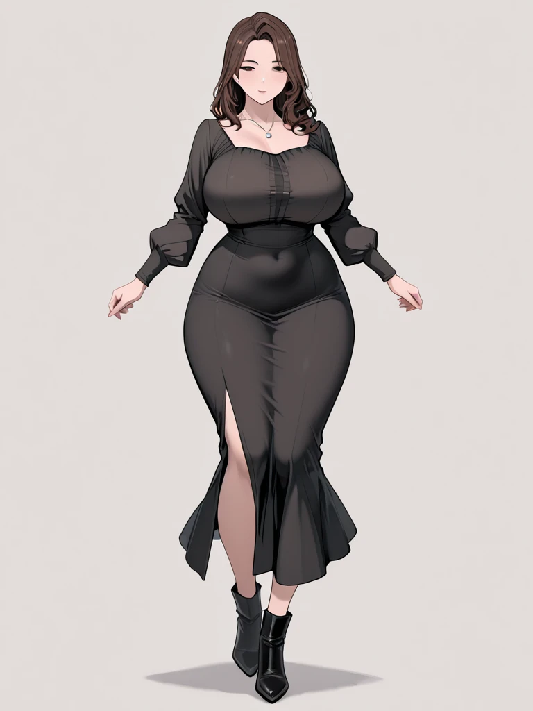 full body,pov standing,in autumn park,standing,hands behind head,symmetrical eyes,round eyes,milf woman,30yo,open mouth,extremely beautiful face,wide hips,short hair,black hair,ponytail,black eyes,middle breasts,yumi asakura,gyaru,curvy,smile, 8K RAW,professional lighting,extremely beautiful legs and body,super fine illustration,best quality,8K wallpaper, ultra-detailed,HDR,warm lighting,hyper realism,sharp