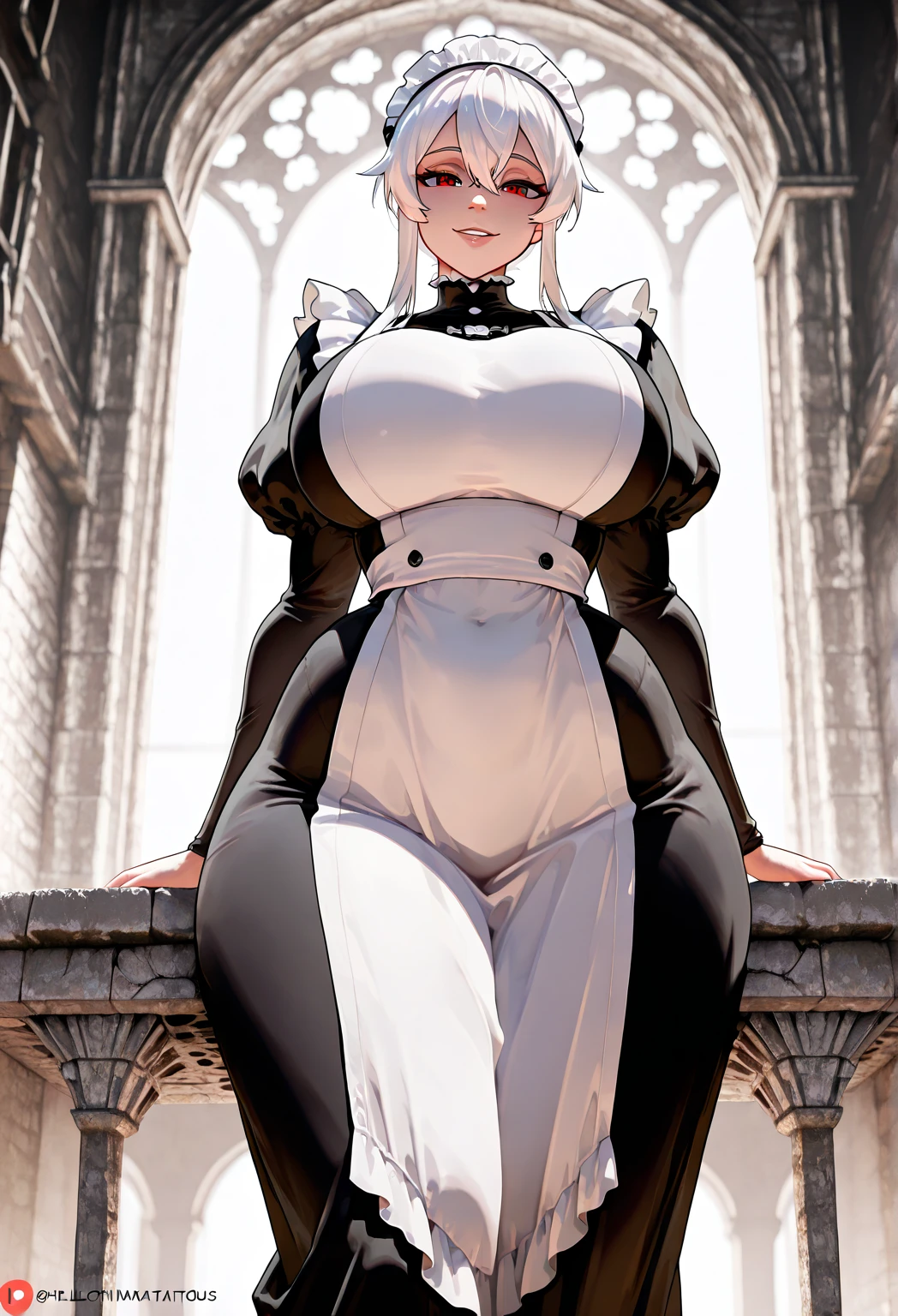 50 years Old, Hijab Indonesian mature woman, Big Tits : 66.9, Gamis, Breast out from her clothes : 1.9, at doctor office, Dark light, at Nighttime