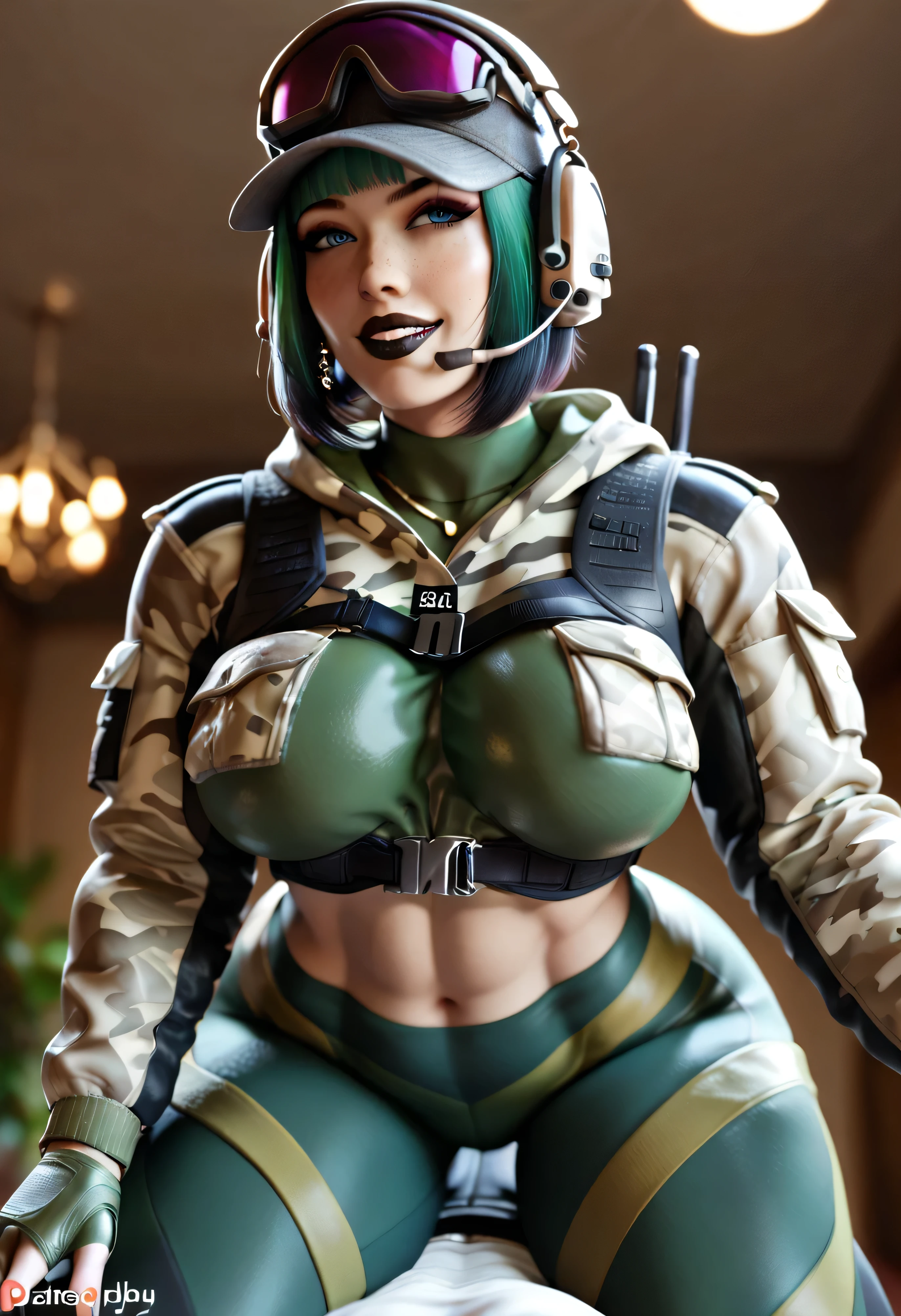 (masterpiece), (best quality), HDR, intricate detail, 1girl, solo focus, skindentation, perfect face, puffy face, beautiful face, big eyes, puffy eyes, perfect eyes, eyelashes, momiji, ninja gaiden, ponytail, breasts, large breasts, armbinder, bound, bdsm, bondage, breasts, arms behind back, blush, gag, gagged, nipples, thighhighs, collar, large breasts, looking at viewer, restrained, ela_(rainbow_six_siege), masterpiece, best quality, 1girl, solo, green hair, realistic, short hair, (insanely detailed, beautiful detailed face, beautiful detailed eyes, masterpiece, best quality)