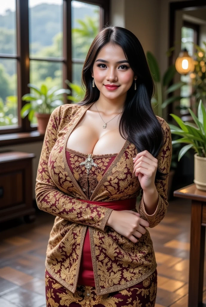 GEISHA ,CHUBBY , BBW, photo vintage, visage feminin parfait, , tache de rousseur, 1788, big huge breasts : 58H,rear VIEW, Rembrandt LIGHT , EXTREME LONG V-NECK, BIG CLEAVAGE, BEAUTIFUL EYES, BEAUTIFUL HANDS, LIGHT SMILES, PERFECT FACE, tres long décolleté, CASTLE BACKGROUND, , NECKLACE, RING, JEWELERY RICH, SFW, FULL BODY, COLORFUL, SEXY ROYAL LINGERIE, ROYAL BEDROOM,