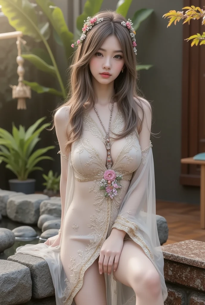 品质最佳, Miniskirt, Smile, Red eyes, colorful top, , (8K, 品质最佳, 巨作:1.2), (Realistic, photo-realistic:1.37), 超细节的, Full body, tiny small waist, (1girls,((lovemaking:1.2)),kawaii,Beautiful detailed sky,(Chateau de Versailles, Pisa Baptistery Of St. John background, Flowers,navel,crowd people),Night,Sitting,dated,(nose blush),(Smile:1.15),(grin) Large breasts,(fantasy breasts), Cleavage, Beautiful detailed eyes,(Collared shirt:1.1), Night,Floating Hair NovaFrogStyle, Cyber, Future,(Full body shot),