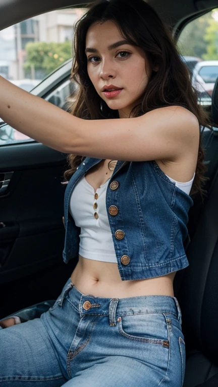 best quality, (photo realistic:1.1), (film grain:1.2), masterpiece, intricate details, atmospheric, trending on artstation, 8k, Color film photograph, 1980s, analog photography, Kodak portra 160, retro vintage, 1980s hairstyle, hairbun
a girl wearing a jeans riding a motorcycle,